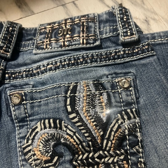 Miss Me Women's Faded Blue Skinny Jeans - Picture 3 of 5